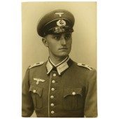 Wehrmacht - Unteroffizier du 2e bataillon MG en tunique Geschönte
